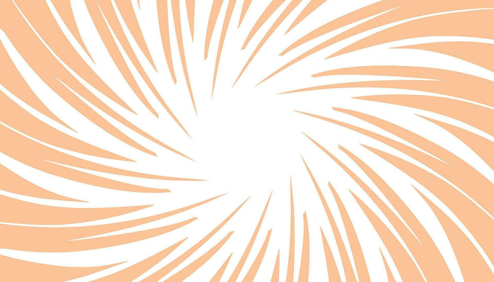 a white and orange background with a swirl vector