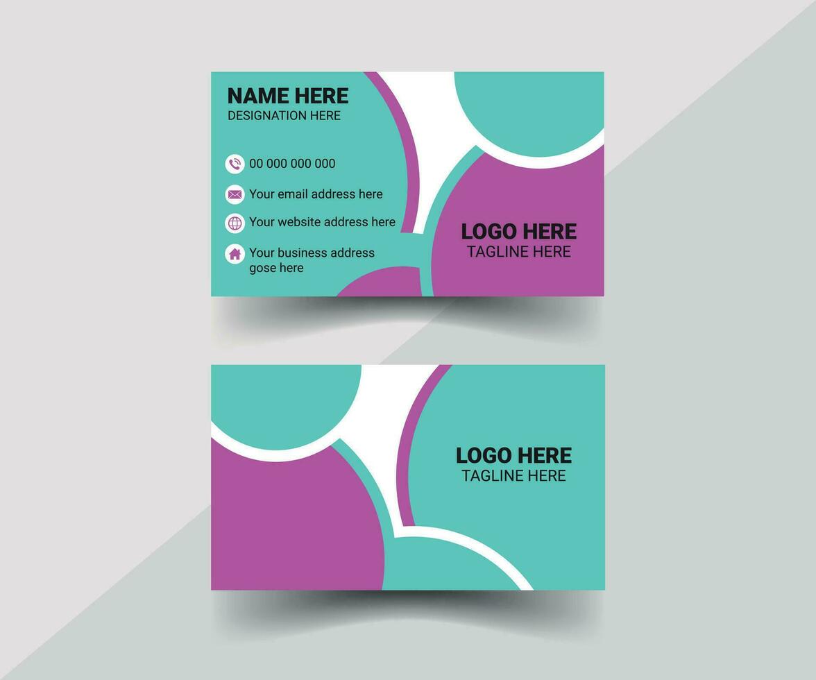 Modern Business card vector