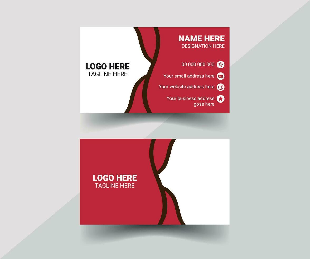 Modern Business card vector