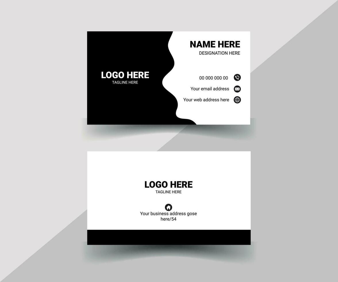 Modern Business Card vector
