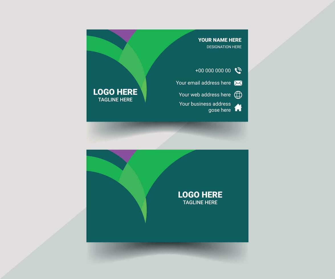 Modern Business card vector