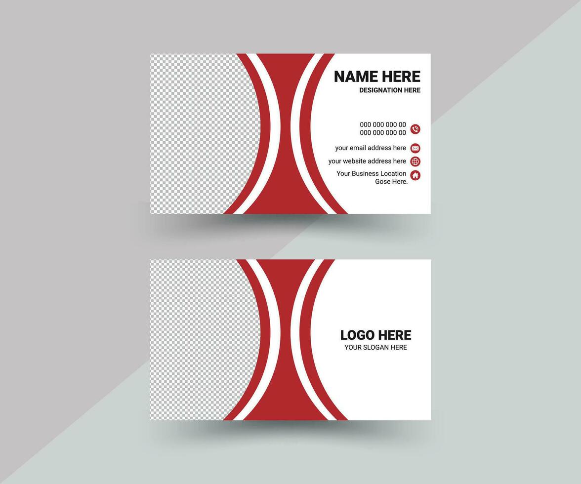 Modern Business Card vector