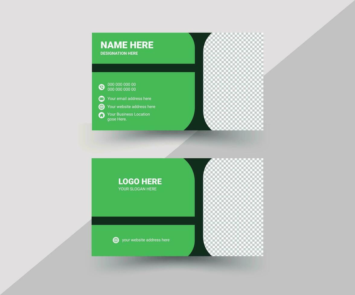 Modern Business Card vector