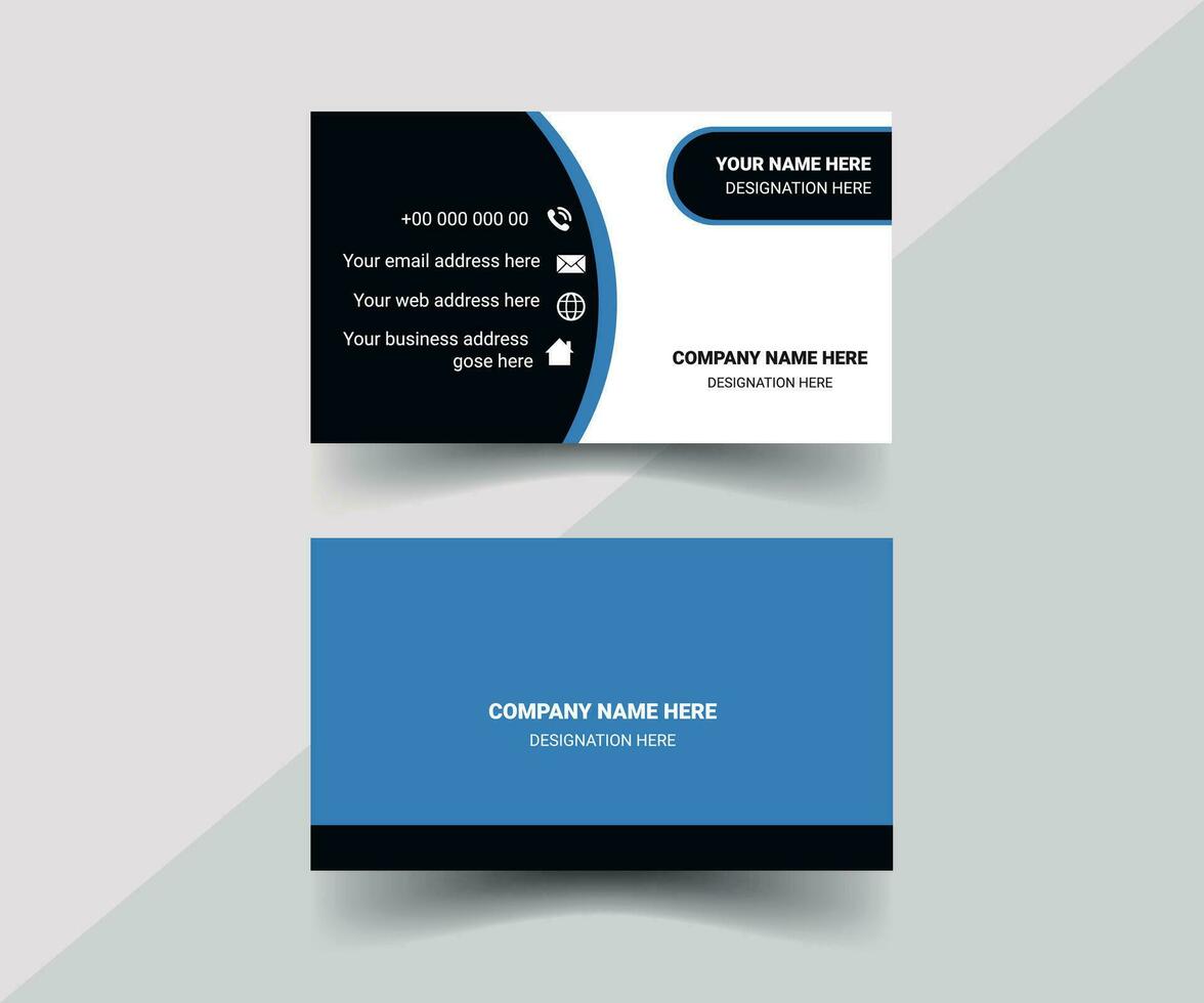 Modern Business card vector