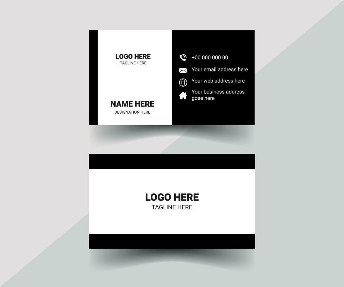 Modern Business card vector