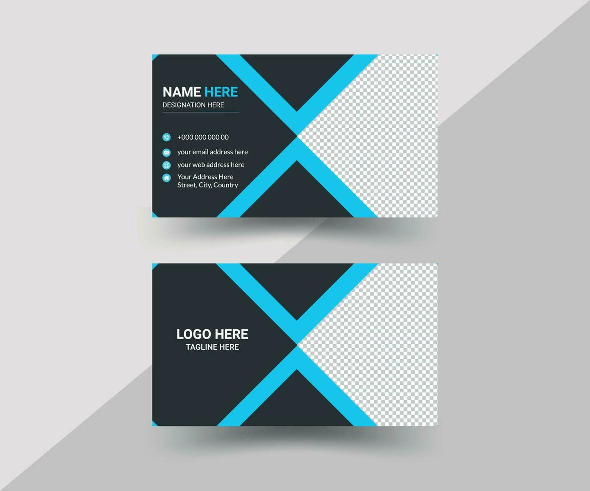 Modern Business Card vector