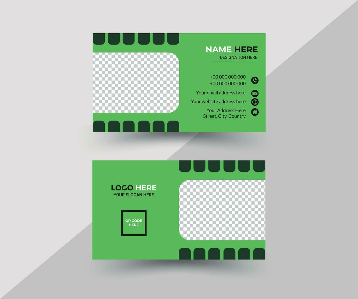 Modern Business Card vector