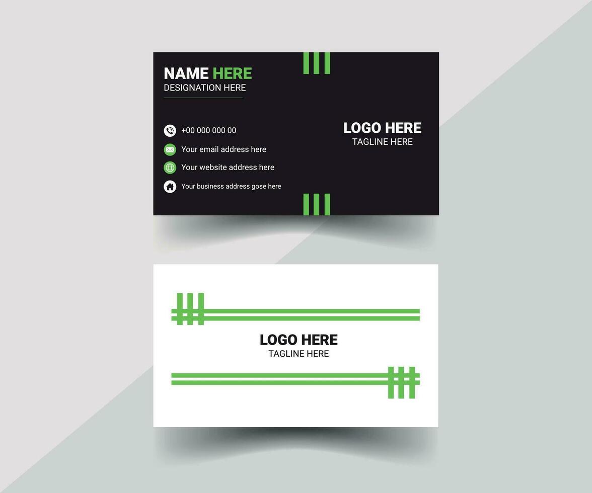 Modern Business card vector