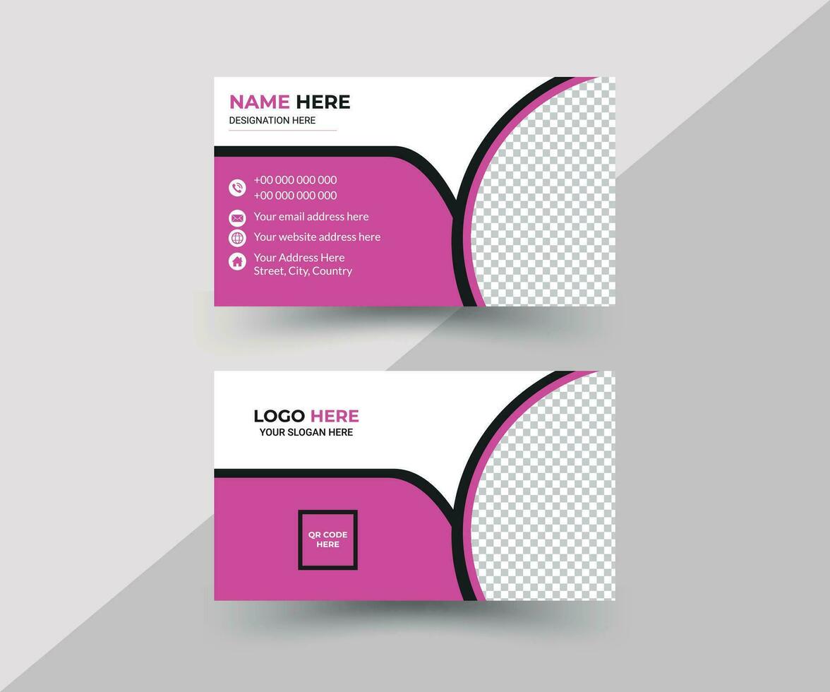 Modern Business Card vector
