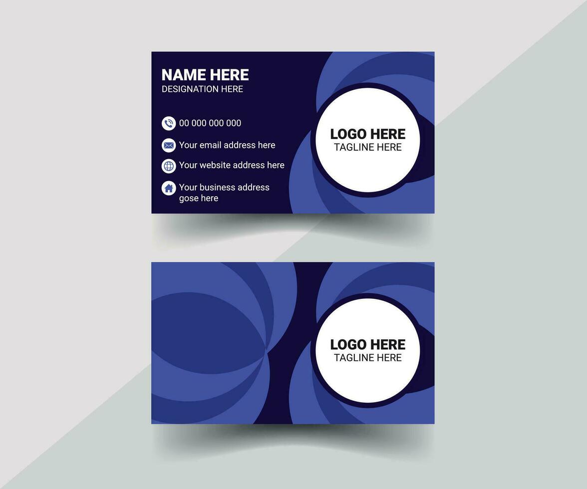 Modern Business card vector