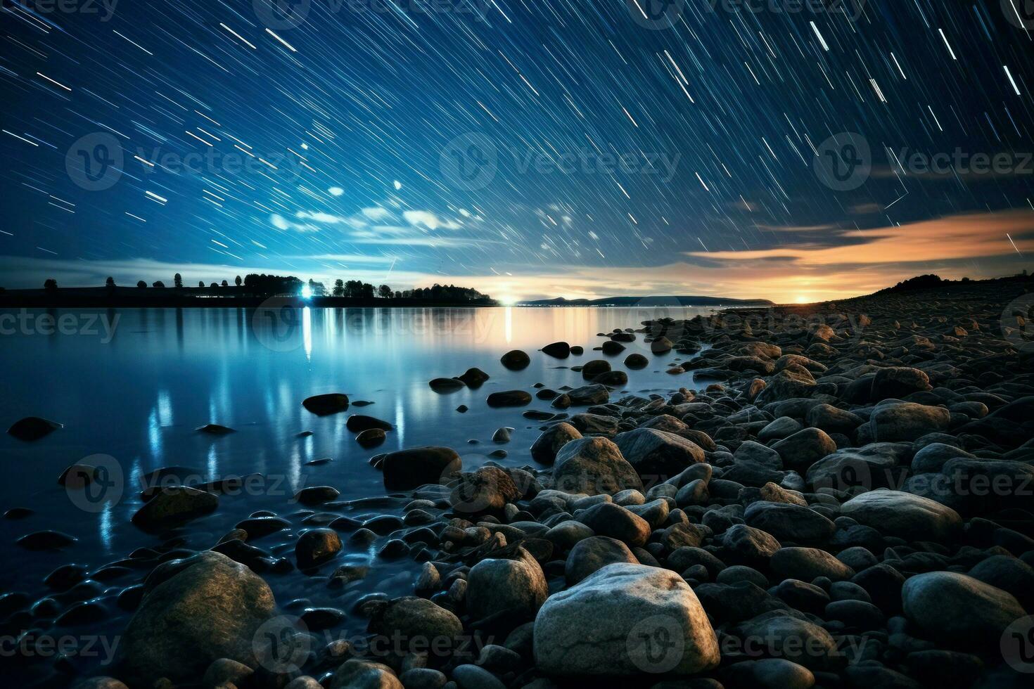 AI generated Twinkling Stars - Generative AI photo