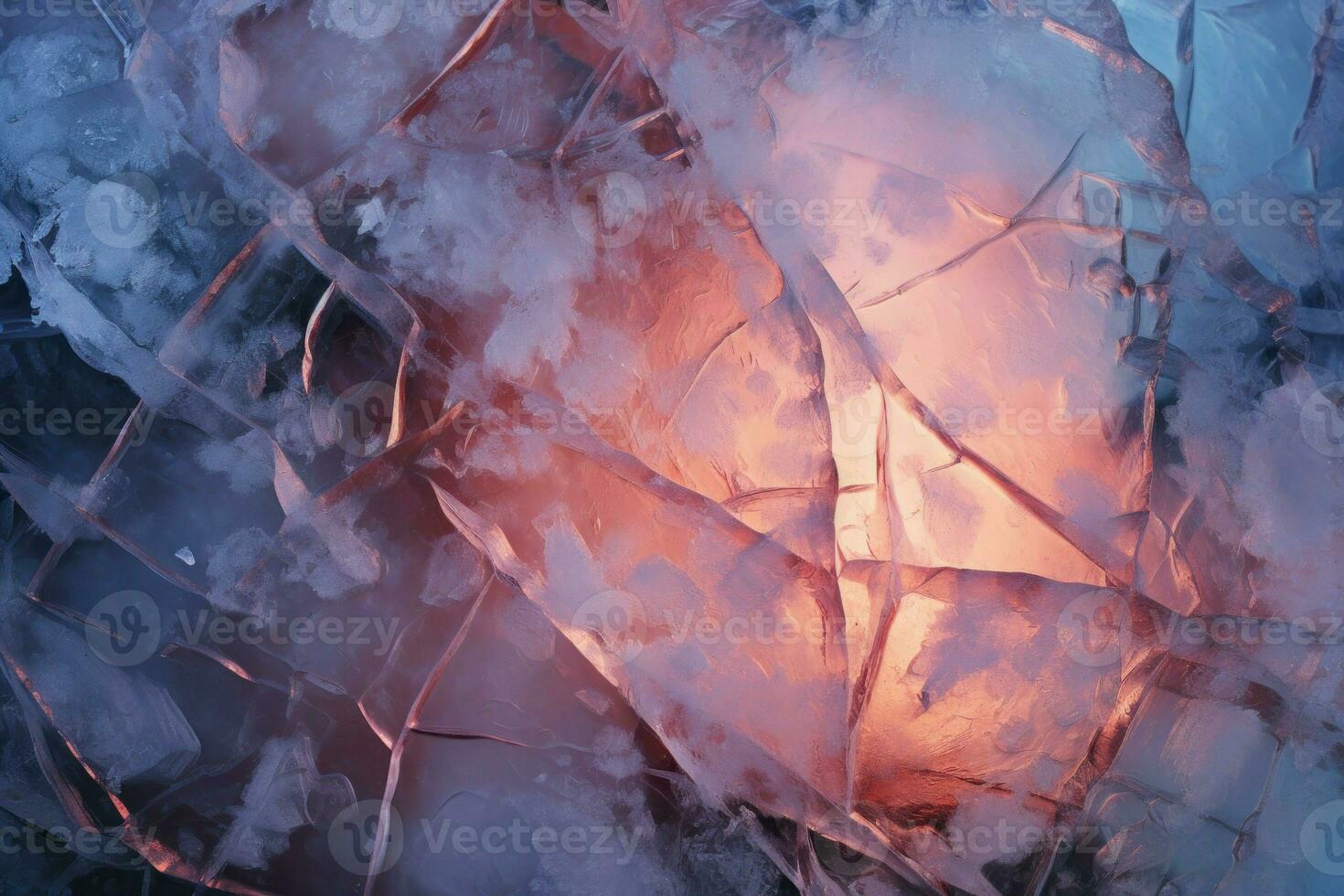 AI generated Frozen Abstracts - Generative AI photo