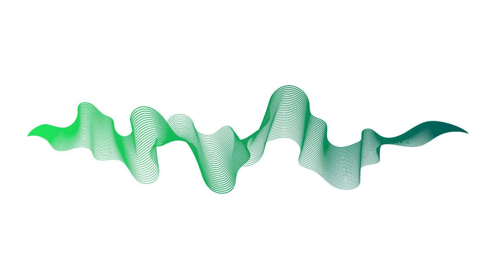 Abstract backdrop with wave gradient lines vector