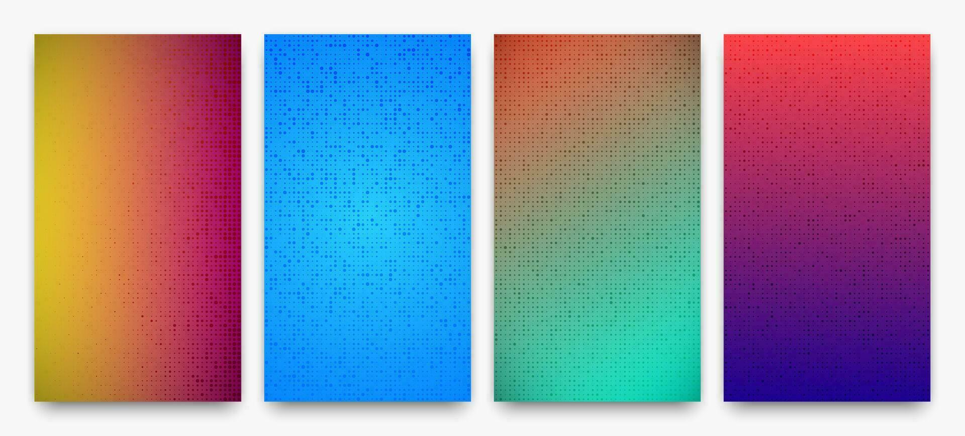 Abstract gradient geometric background of squares vector