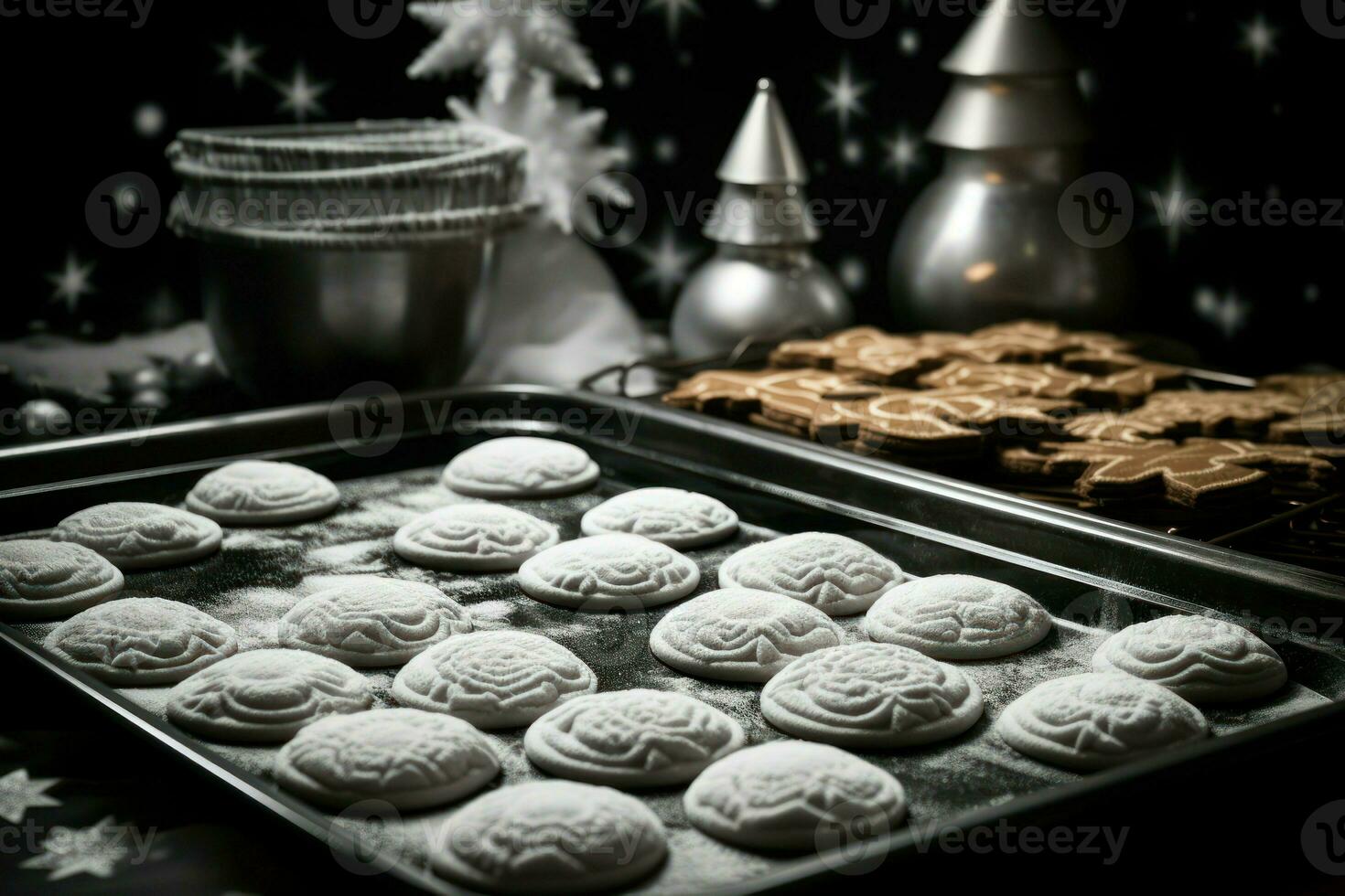 ai generado Navidad galletas - generativo ai foto