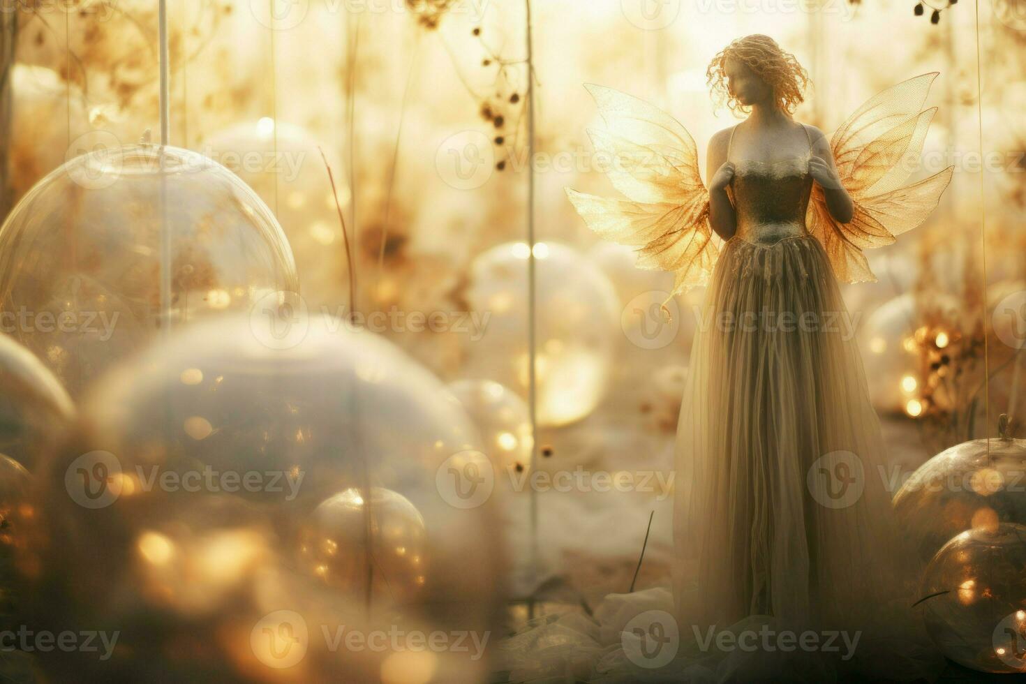 AI generated Angel Decorations - Generative AI photo