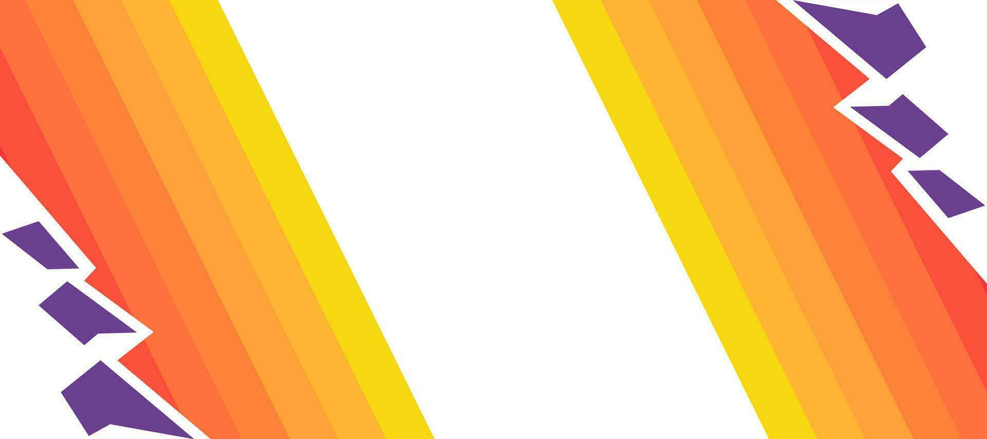 amarillo naranja rayas diagonal web bandera antecedentes vector