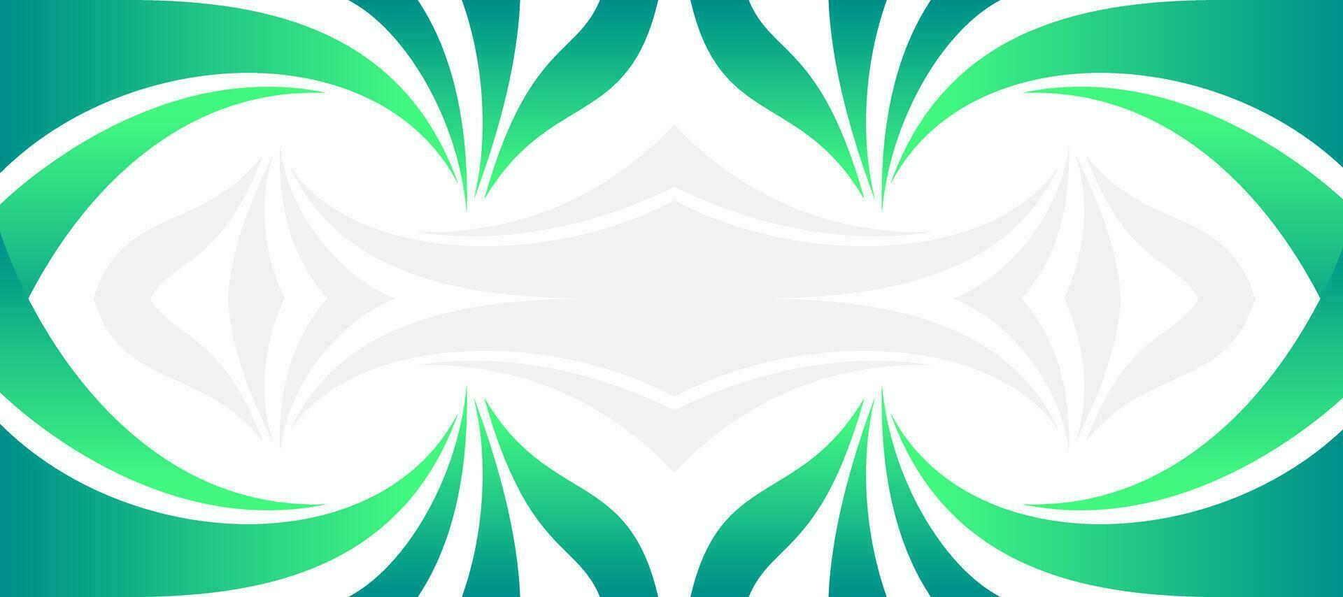 verde curva olas bandera folleto volantes diseño antecedentes vector