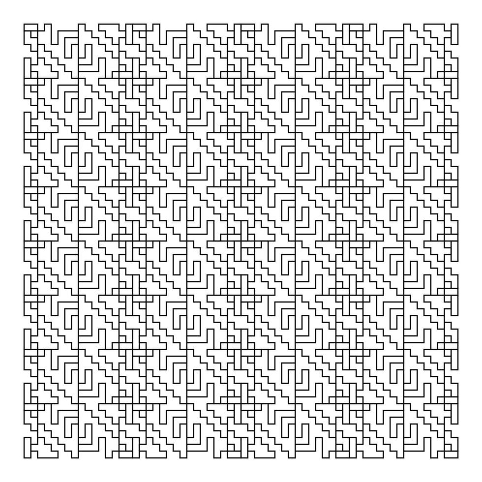 Bold Illustrations with Straight Lines and Strokes vector