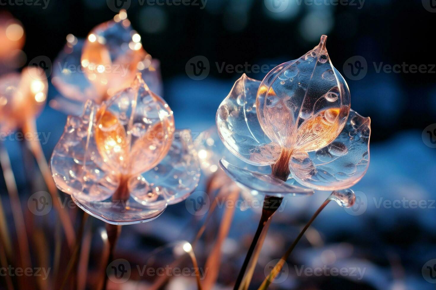 AI generated Ice Sculptures - Generative AI photo