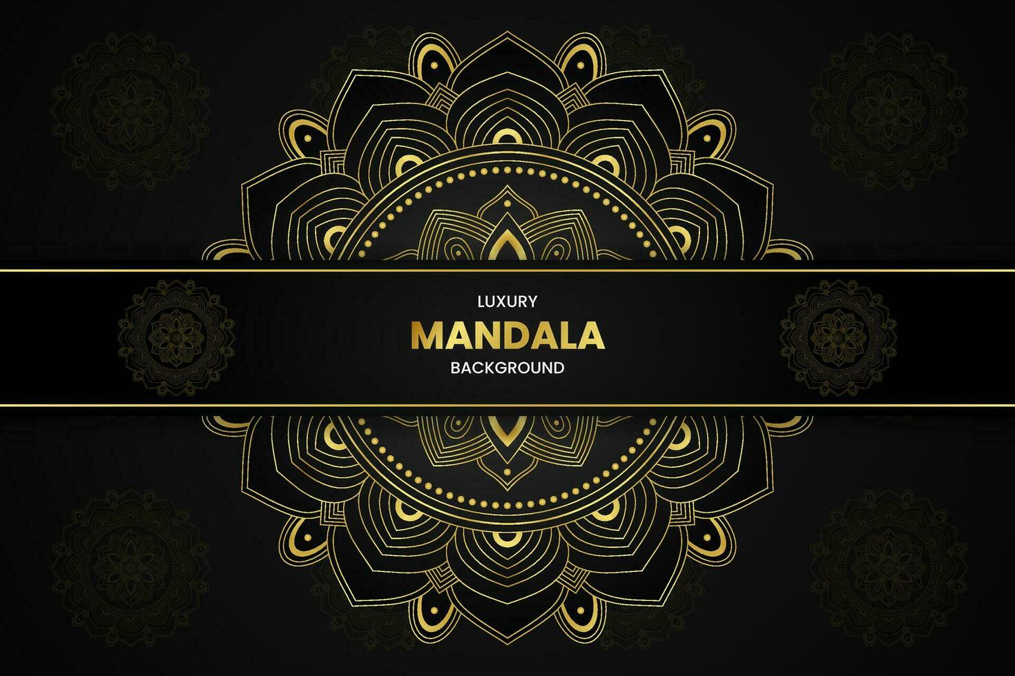 New Luxury Mandala Background Template .Mandala Art Design Template vector