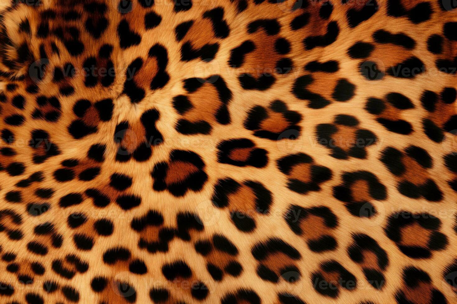 AI generated Leopard fur texture background photo