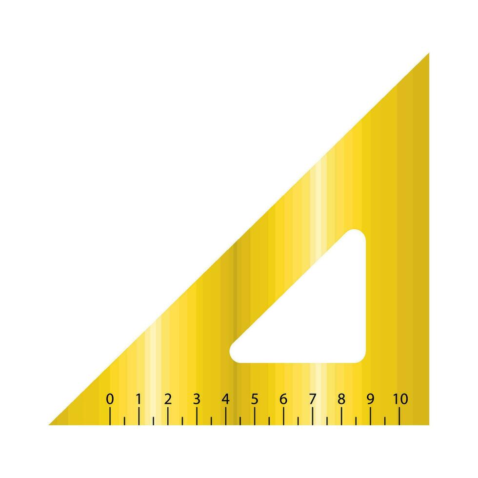 triangle ruler illustration vector