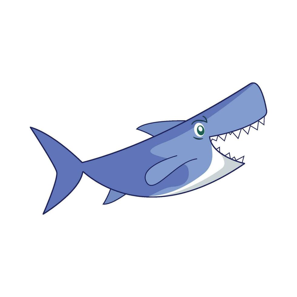 shark fish illustration vector