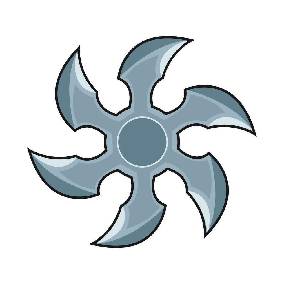 shuriken japan illustration vector