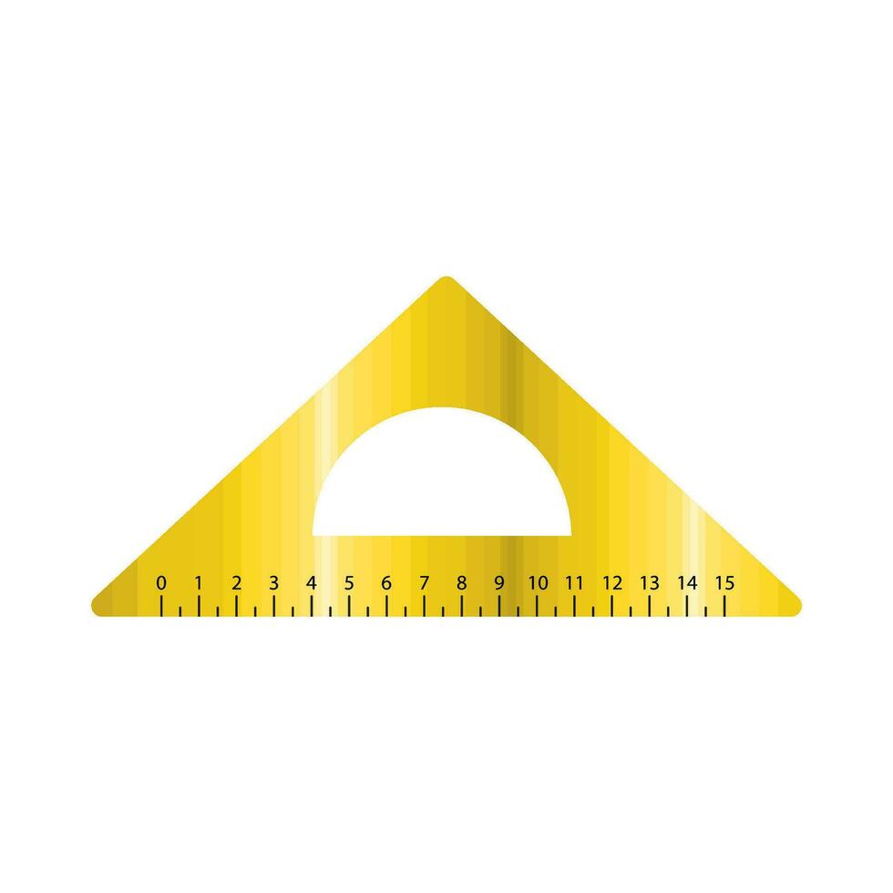 triangle ruler illustration vector