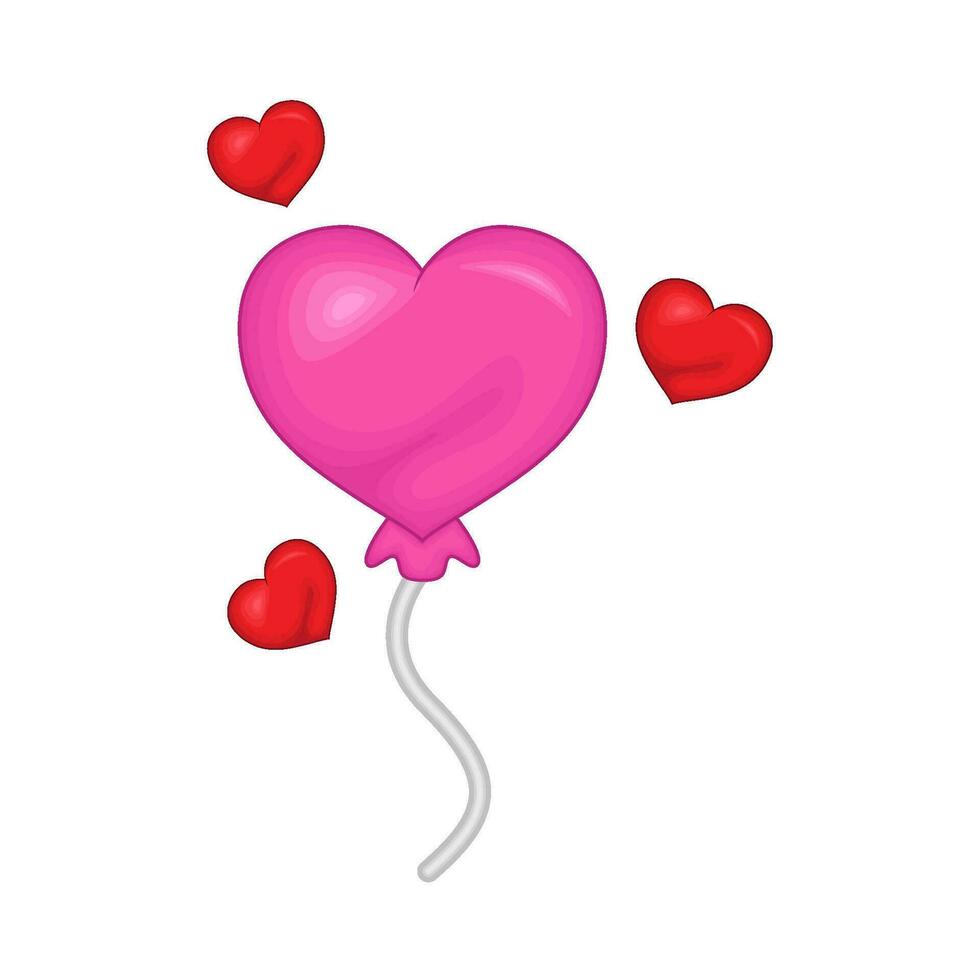 love balloon illustration vector