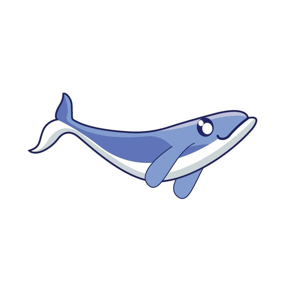 ballena pescado ilustración vector