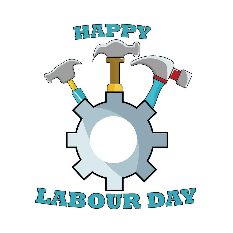 hammer with setting illustration vector