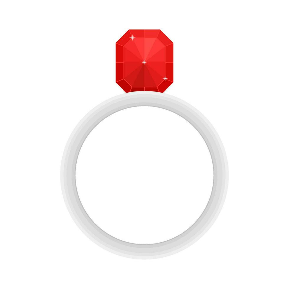 ring diamond illustration vector