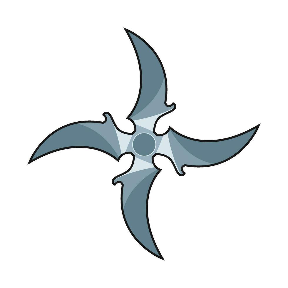 shuriken japan illustration vector