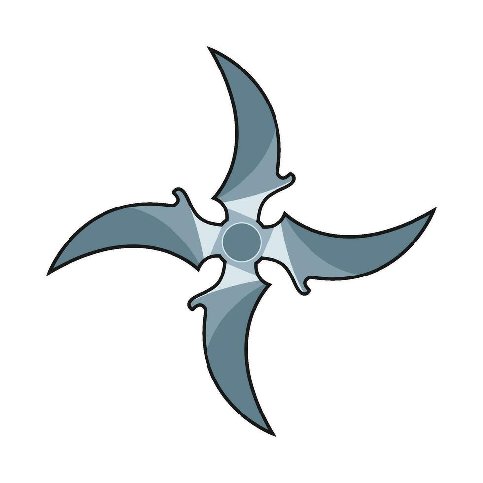 shuriken japan illustration vector