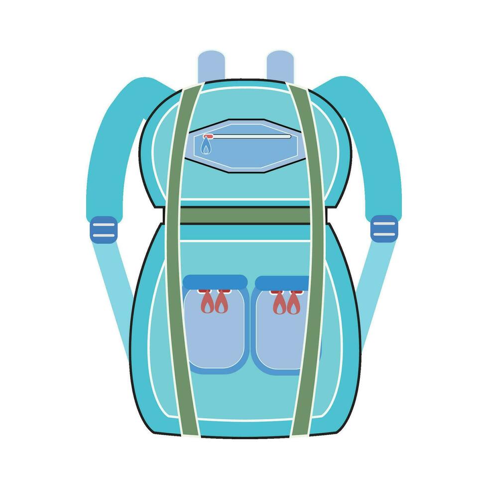 backpack for school illustration vector