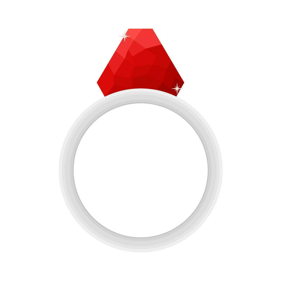ring diamond illustration vector