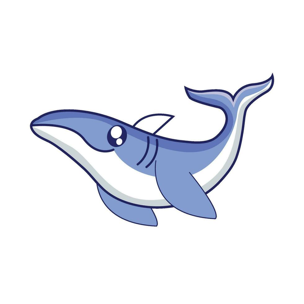 ballena pescado ilustración vector