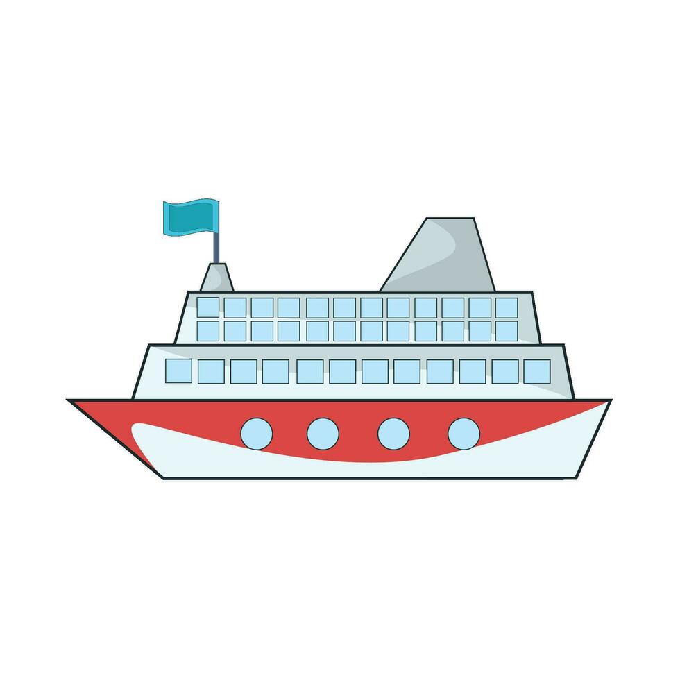 ilustración de crucero vector