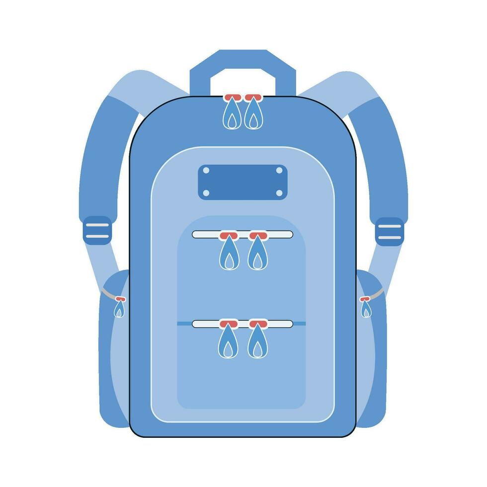 backpack school illustration vector