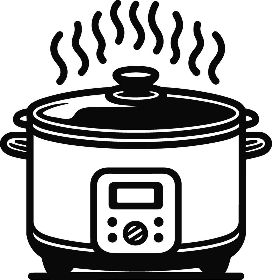 Electric Slow Cooker vector