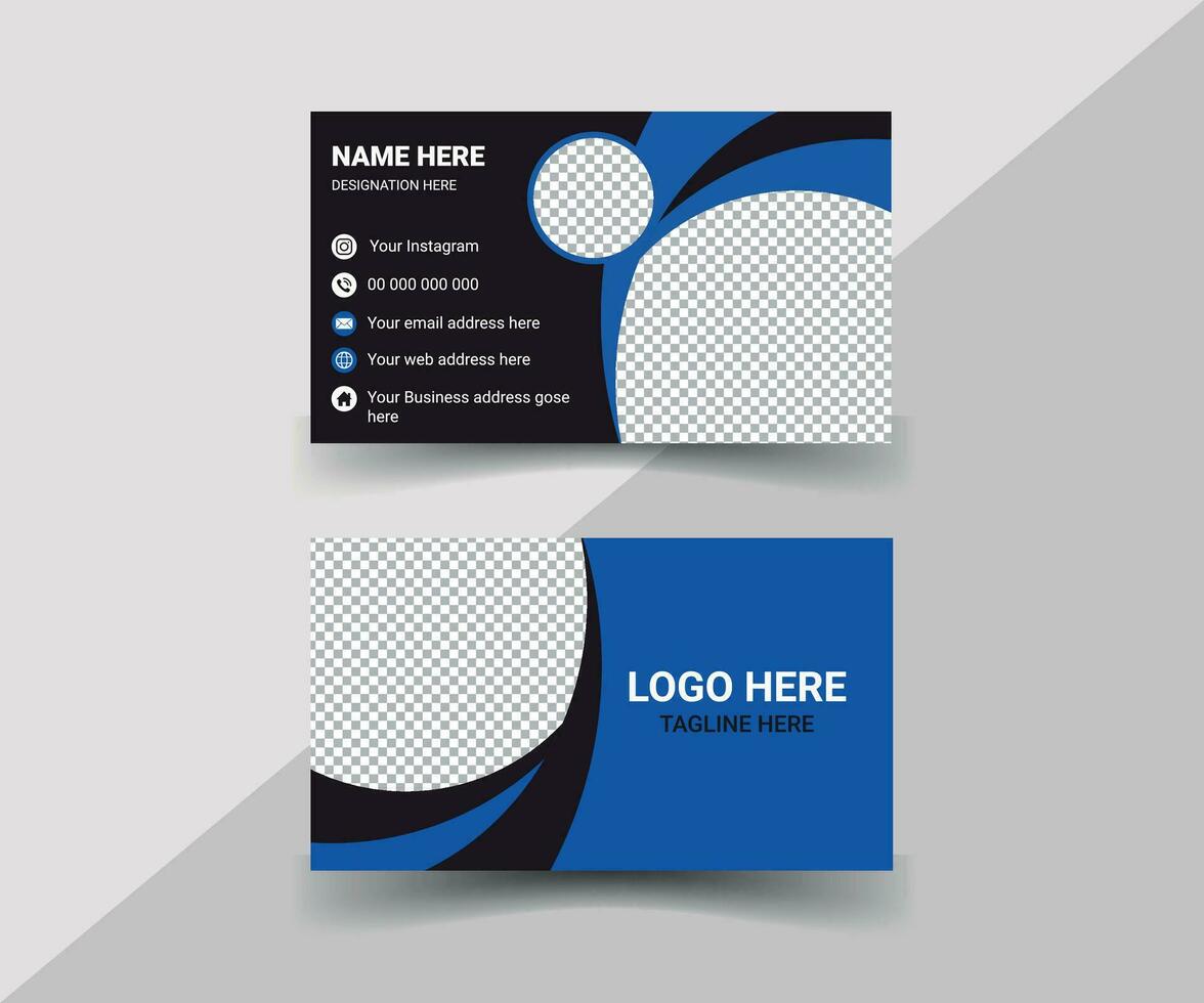 Modern Business card vector