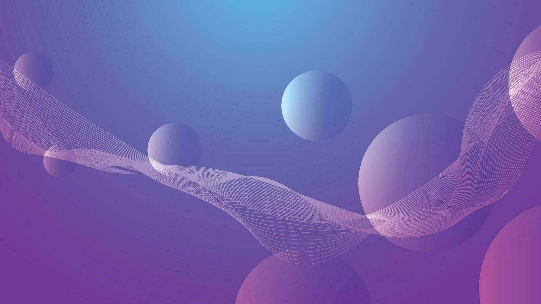 abstract purple background with wave lines pattern for modern graphic design decoration vector