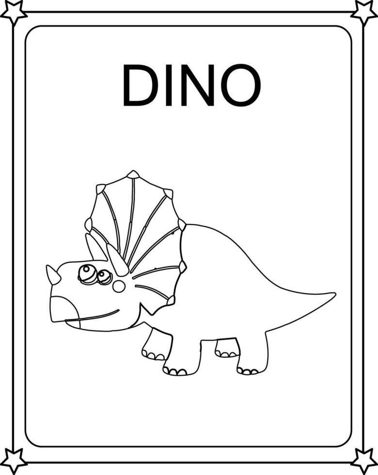 vector drawing image of Dino