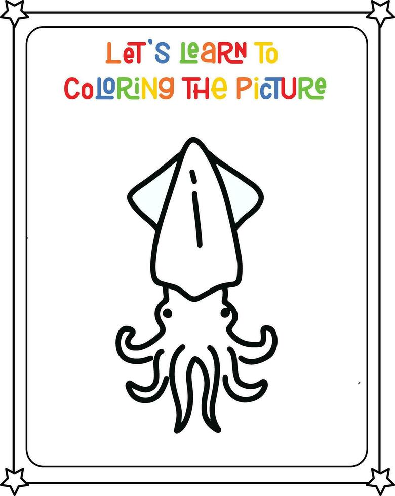 vector drawing image octopus