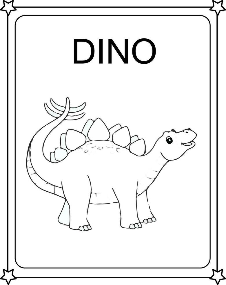 vector drawing image big dino