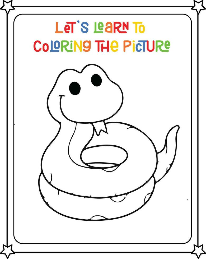 vector drawing image snake
