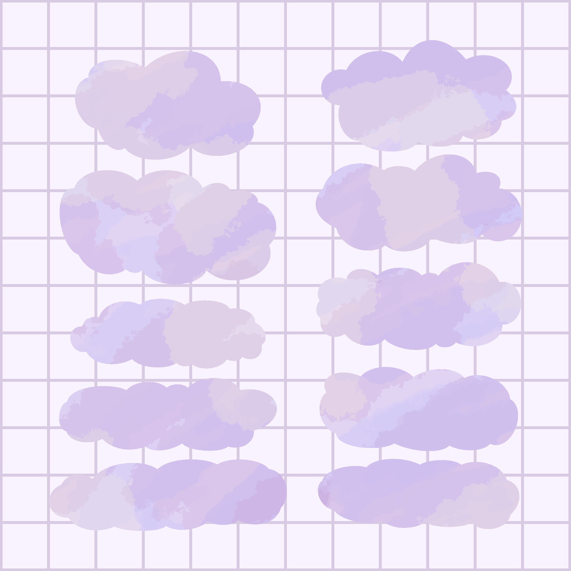 hand drawn purple cloud illustration 36200836 Vector Art at Vecteezy
