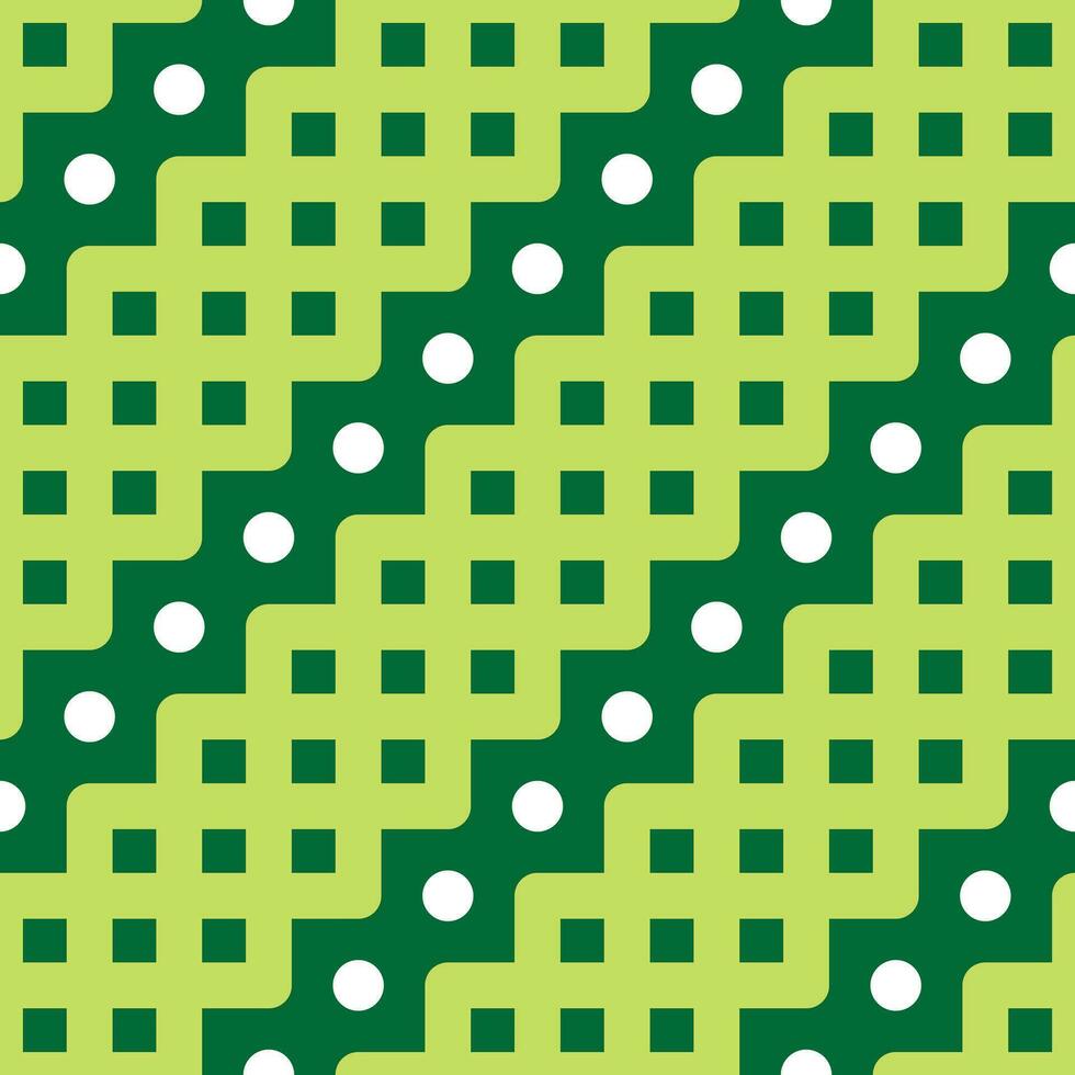 Abstract Wavy Seamless Pattern in Flat Style vector